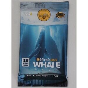 1 Pack 2023 Pacific Bitcoin Trading Cards WHALE PACK Series 2 Limited Edition